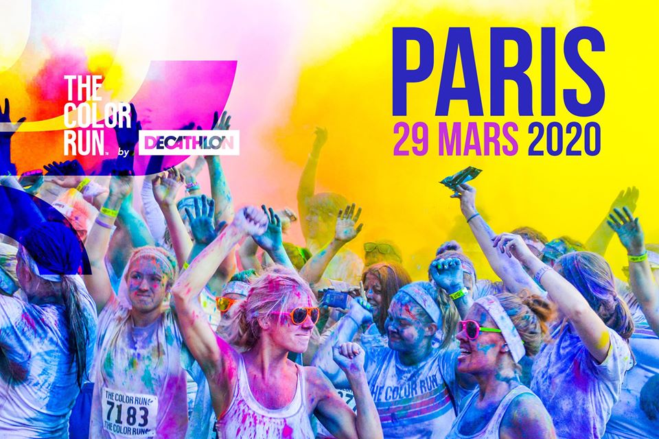The Color Run by Decathlon, Paris 29 mars 2020