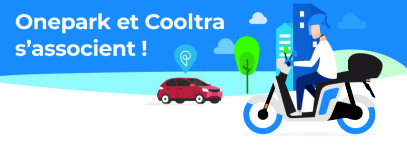 partenariat Cooltra et Onepark